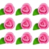 Róża zestaw R9(różowy ciemny) Średnica róży:5cm