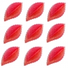 Liść czereśni (100szt.)-czerwony pozłacany.Rozmiar listka:4,5cm na 2,5cm